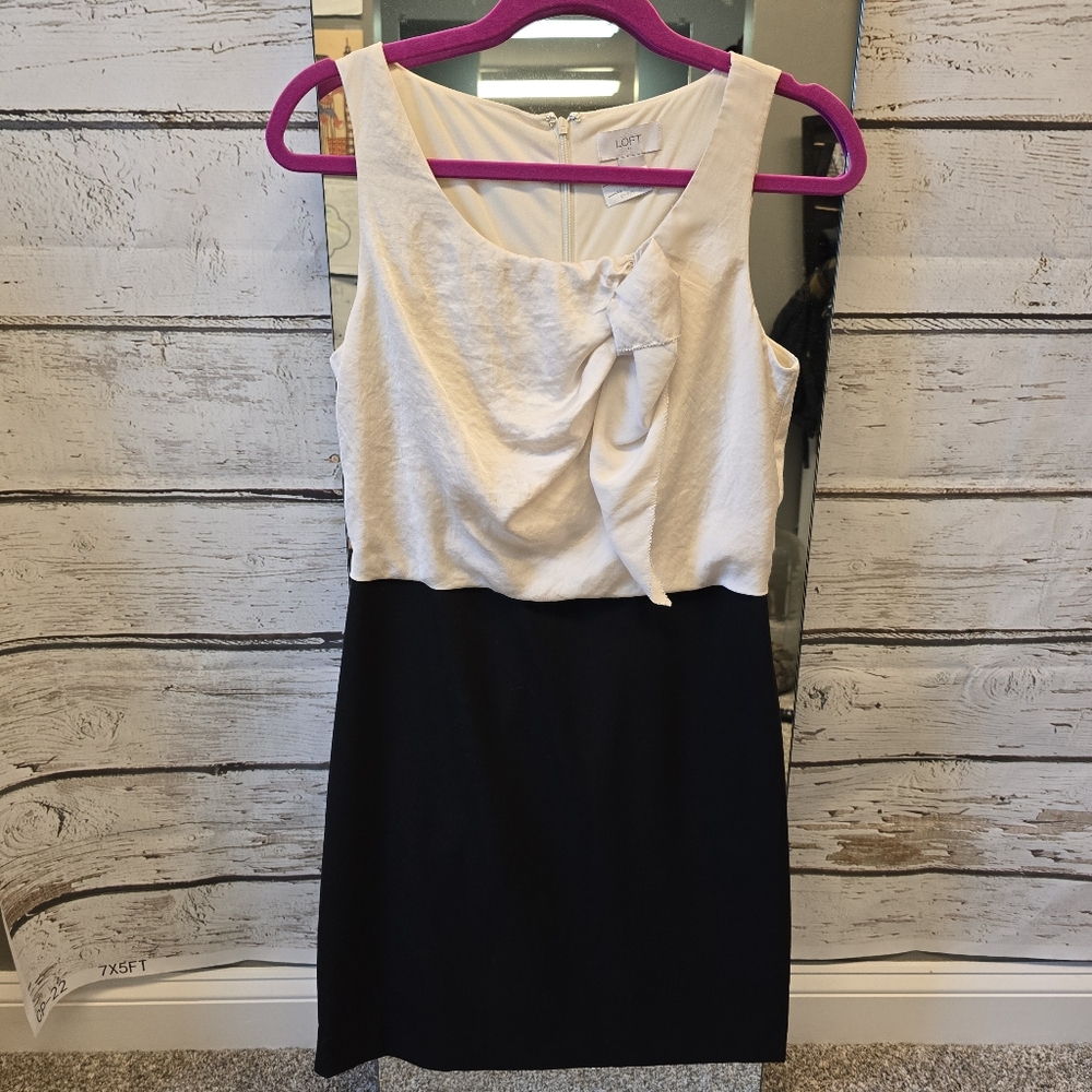 Ann Taylor Loft 2-tone Dress Size 6